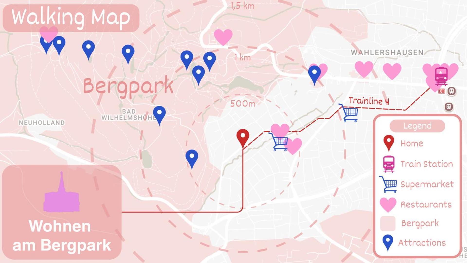 Wohnung Am Bergpark Wilhelmshoehe Kassel Exterior foto